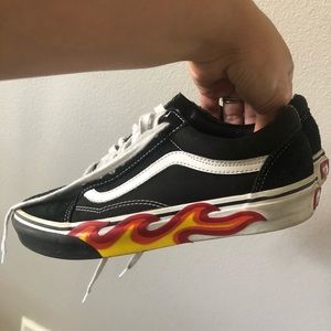 Vans Flame Design Shoes
